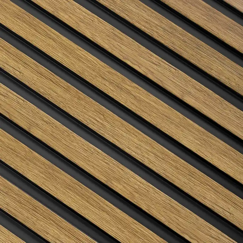 Riflaj decorativ 3D Lamelli Medio, Natural Oak, 270x12 cm, Mardom Decor Riflaj Decorativ 3D Aspect Stejar Natural Disponibil imediat